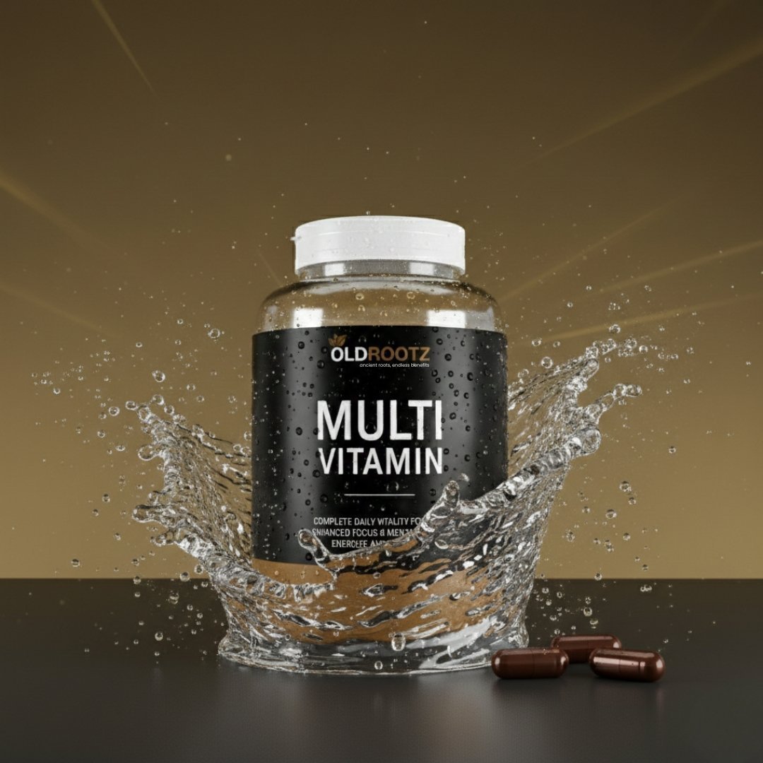 OLD ROOTZ Multi Vitamin – Complete Daily Vitality Formula | 60 Capsules Hover