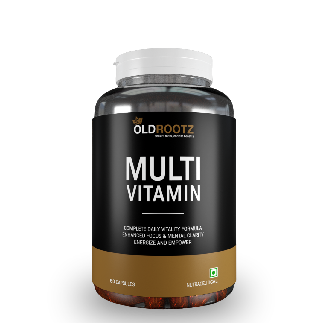 OLD ROOTZ Multi Vitamin – Complete Daily Vitality Formula | 60 Capsules
